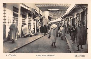 Madrid Spain Tetuan  Celle del Comercio Real Photo Non PC Back JF685829