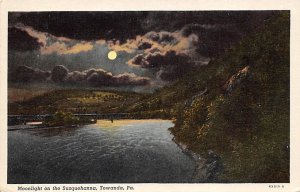 Moonlight on Susquehanna Towanda, Pennsylvania PA