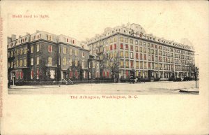 Washington DC The Arlington HTL Hold to Light c1905 Postcard