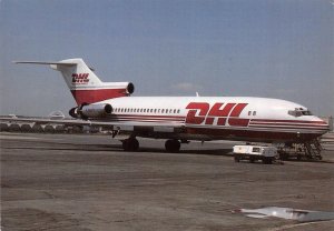 California CA Los Angeles Airport  DHL SHIPPING AIRPLANE~Boeing 727 4X6 Postcard