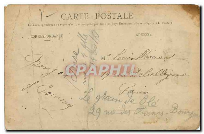 Old Postcard Limours The Castle Park