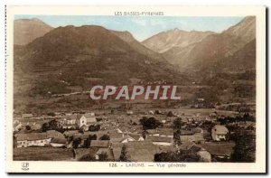 Old Postcard General view Laruns