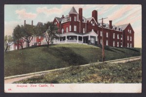 Postcard, United States, New Castle PA, Hospital