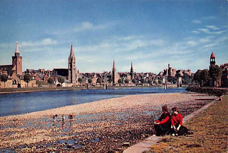 Inverness from the River Ness Scotland, UK Unused 