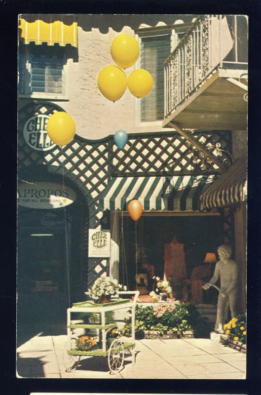 Palm Beach, Florida/FL Postcard, Shops On One Of Worth Avenues Many Via's