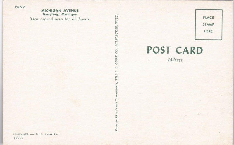 Michigan Grayling Michigan Avenue sk2706