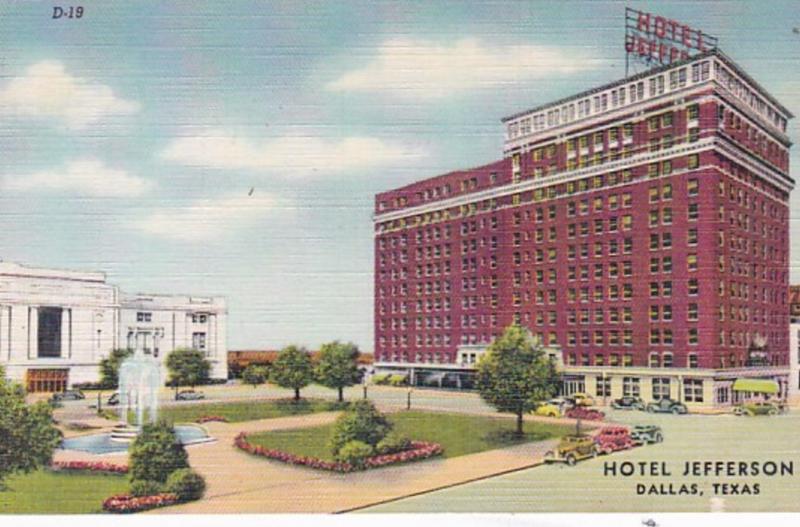 Texas Dallas Hotel Jefferson Curteich