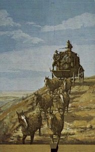 Stagecoach Mural - Dodge City, Kansas KS  