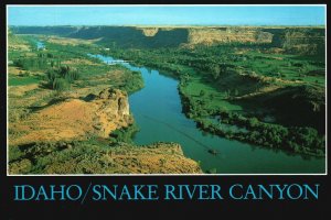 Vintage Postcard Mountain West Prints Snake River Canyon Near Twin Falls Idaho