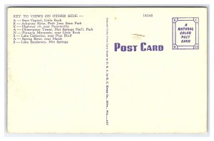 Greetings From Arkansas LARGE Letter Postcard