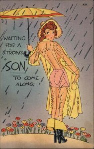 Beautiful Woman & Lovely Ladies: Pinup & Bathing Beauty 93 Vintage Postcard