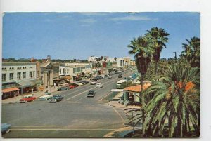 Daytona Beach FL Beach Street Vue Old Cars Postcard