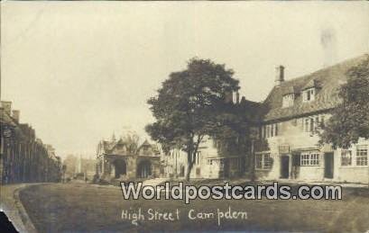 Real Photo High Street Campden England, United Kingdon of Great Britain Unused 