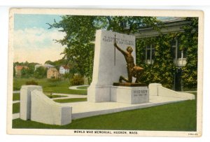 MA - Hudson. World War Memorial      (crease)