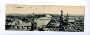 192733 SPAIN ZARAGOZA Vintage panoramic postcard