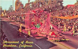 Pasadena CA Tournament of Roses Parade Floats Pretty Women Postcard