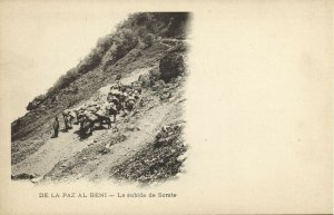 bolivia, BENI, La Subida de Sorate (1899) Postcard