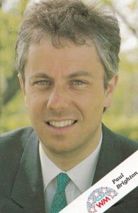 Paul Brighton BBC WM Birmingham West Midlands Radio Rare Cast Card Photo