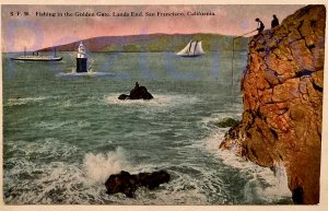 Fishing In The Golden Gate, Lands End San Francisco