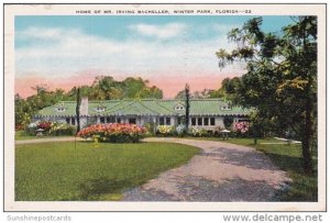 Florida Winter Park Home Of Mr Irving Bacheller 1939