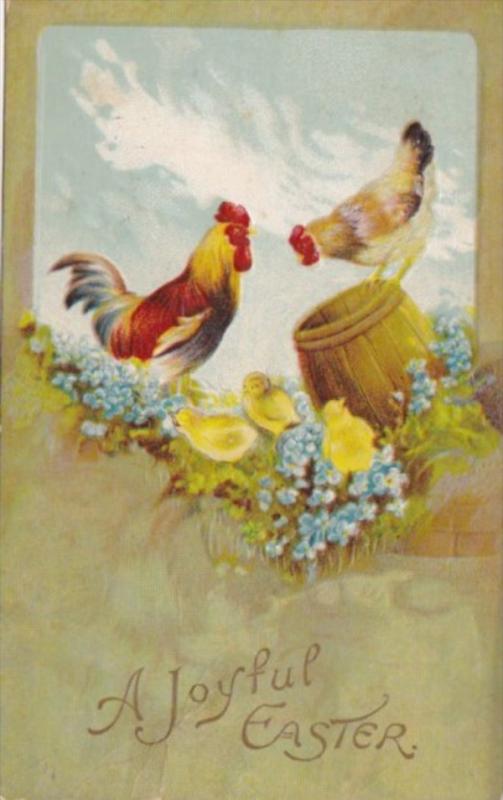 Easter With Chickens 1912