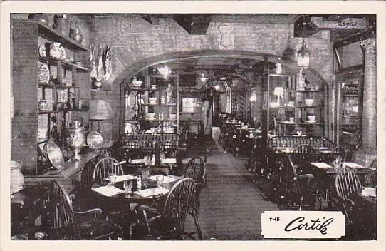 New York City The Cortile Restaurant Interior