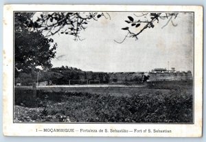 Mozambique East Africa Postcard Fort of S. Sebastian c1910 Unposted Antique