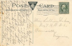 Mt. Vernon Ohio 1914 Postcard Methodist Protestant Church