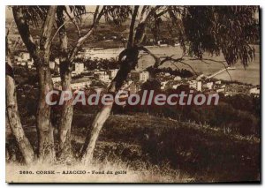 Modern Postcard Fond Du Golfe Ajaccio