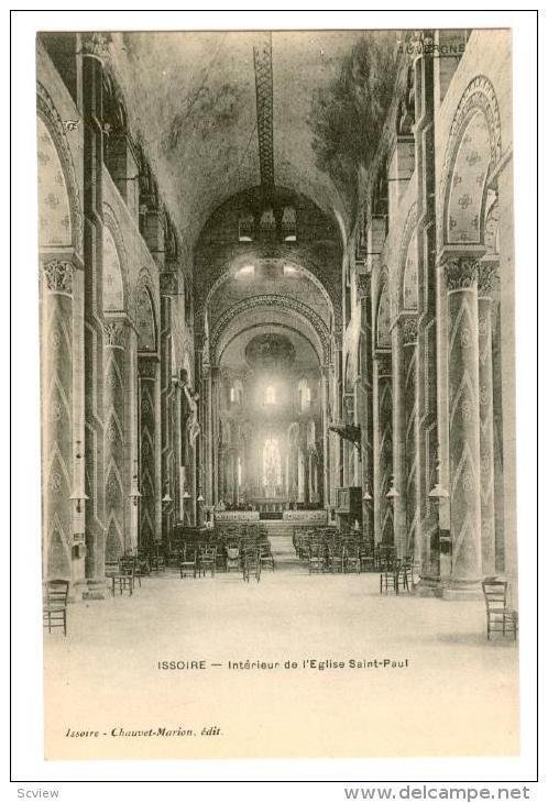 Issoire , France , 00-10s ; Interieur de l'Eglise Saint-Paul