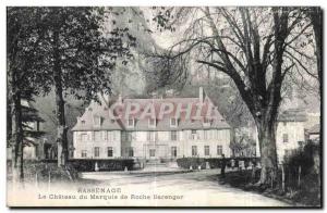 Old Postcard Sassenage The Chateu Marquis Roche Berenger