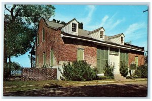 c1950's Old Brick House Biloxi Mississippi MS Vintage Unposted Postcard