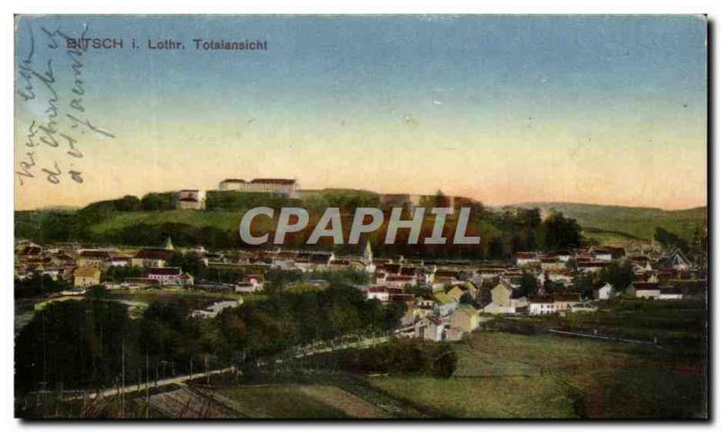 Old Postcard Bitsch Lothr Totalansicht