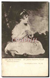 Old Postcard The Age Of Innocence Sir Joshua Reynolds National Gallery