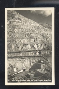 RPPC BINGHAM CANYON UTAH COPPERFIELD TUNNEL PORTAL REAL PHOTO POSTCARD