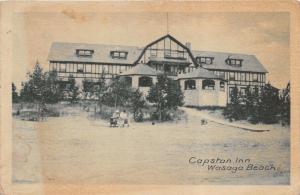 WASAGA BEACH ONTARIO CANADA~CAPSTON INN~PHOTOGELATINE POSTCARD 1910s