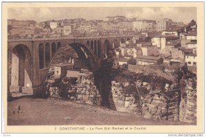 Le Pont Sidi Rached Et Le Coudiat, Constantine, Algeria, Africa, 1900-1910s