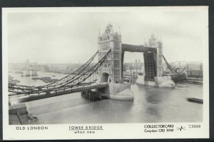 London Postcard - Old London - Tower Bridge When New - RS8281