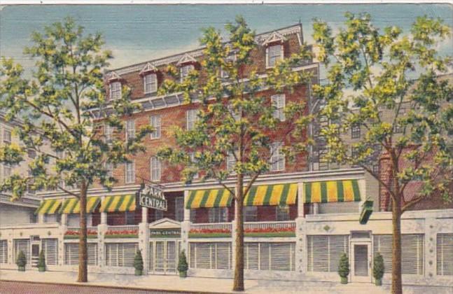 New Jersey Atlantic City Hotel Park Central 1949 Curteich