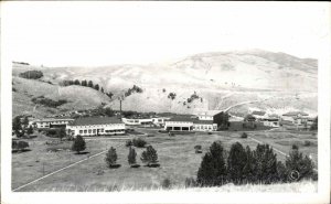 Yellowstone National Park Memmoth Springs Hotel HAYNES Real Photo Postcard