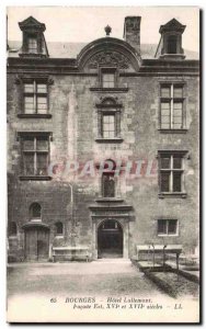 Old Postcard Bourges Hotel Lallemant Facade