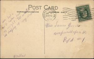 Fly Fishing Susquehanna River Near Berwick c1910 Postcard