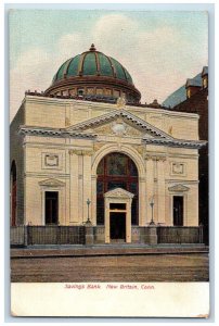 c1905 Savings Bank New Britain Connecticut CT Unposted Antique Postcard 