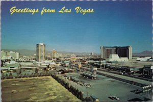 Greetings from Las Vegas Nevada Postcard PC558