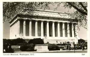 DC - Washington. The Lincoln Memorial   RPPC