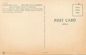 Old #15 Steam Train Williams River Valley Steamtown USA Bellows Falls VT Vermont