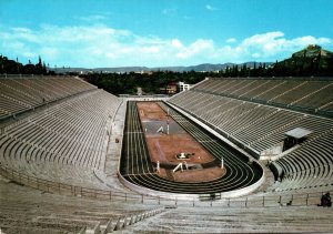 CONTINENTAL SIZE POSTCARD THE OLYMPIC STADIUM AT ATHENS GREECE