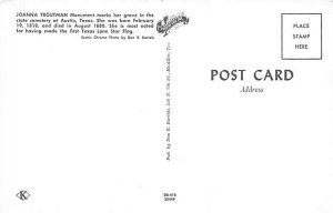 Joanna Troutman Lone Star Flag - Austin, Texas TX Postcard