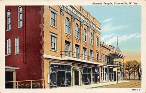 Masonic Temple Masonic Temple - Sistersville, West Virginia WV Postcard