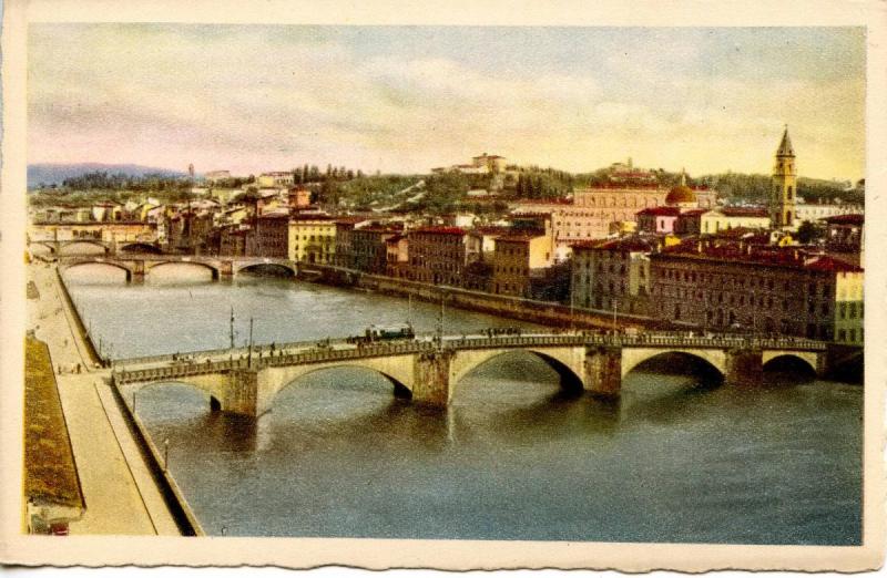 Italy - Florence, Carraia Bridge       